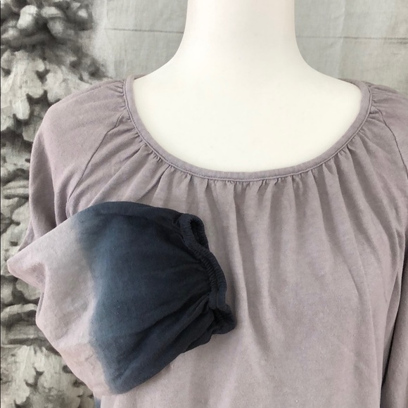 Royal Robbins Grey-Navy Ombré 3/4 Sleeve T Size L - Picture 5 of 8